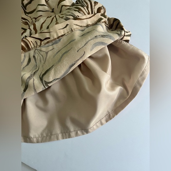 Vanity Fair Dress Women’s 10 Vintage Tiger Print Shift Side Zip Lined Retro - Picture 12 of 13